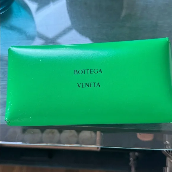 BOTTEGA VENETA Black and Gold Sunglasses